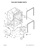 Tub and frame parts