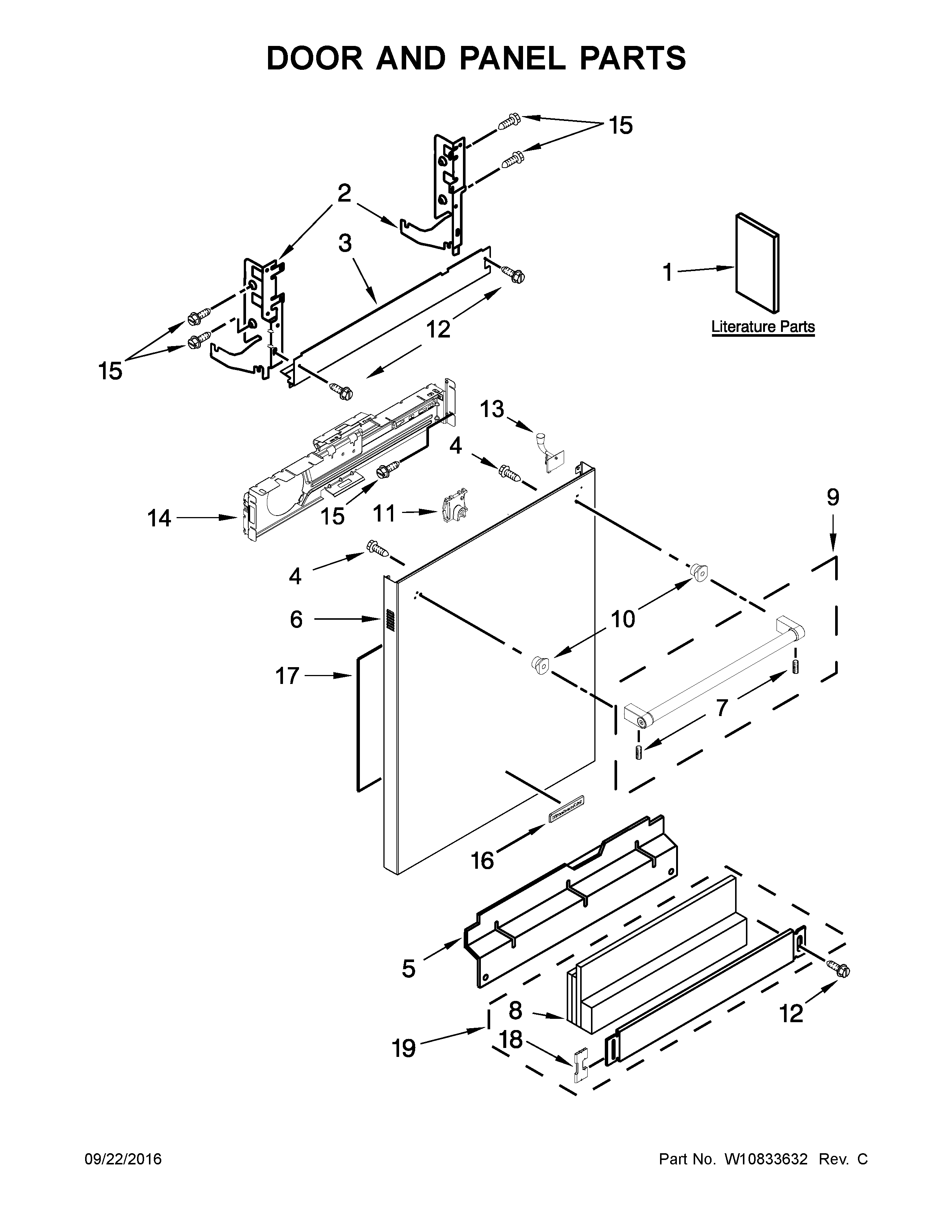 Door and panel parts