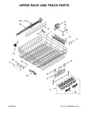 Upper rack and track parts