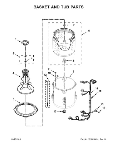 Basket and tub parts