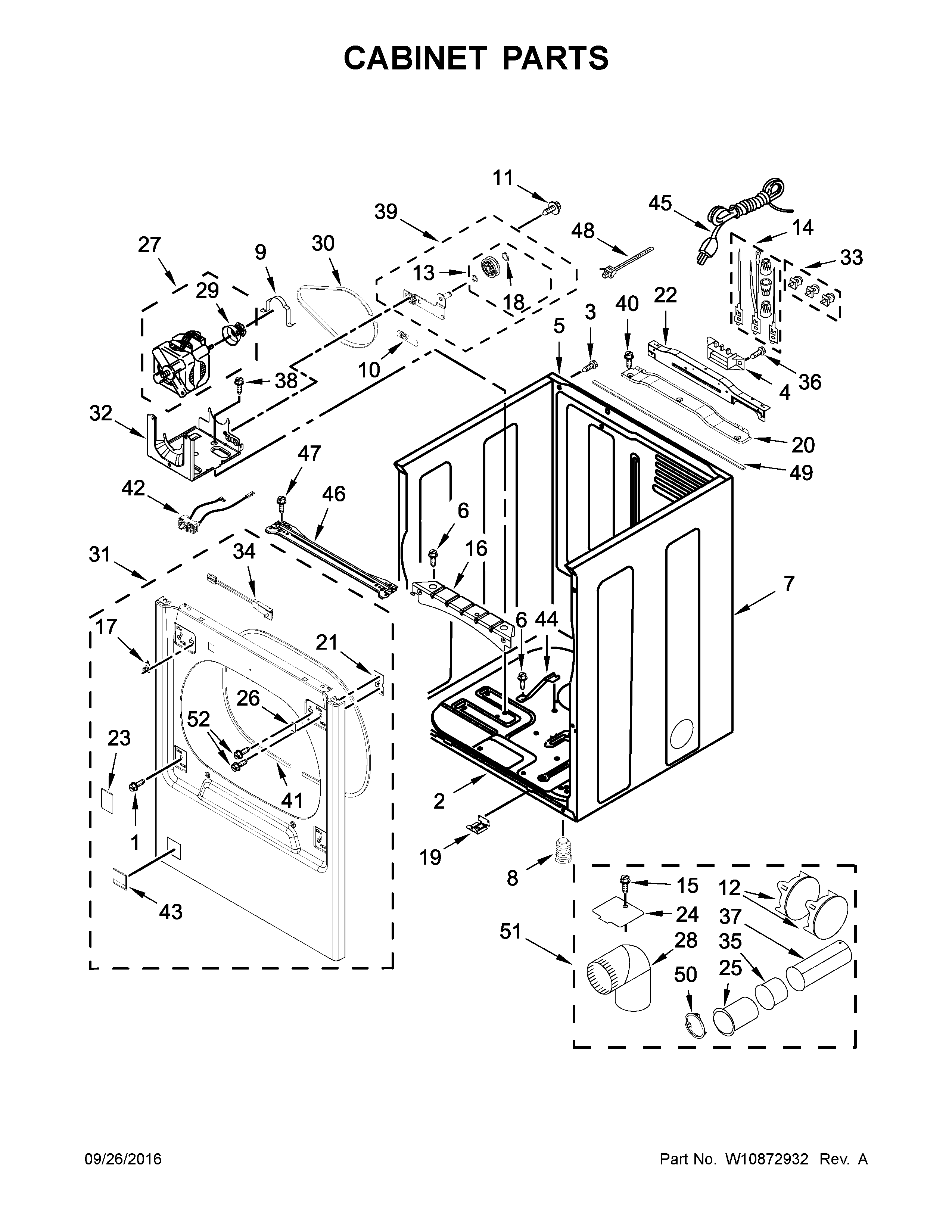 CABINET PARTS