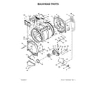 Whirlpool WGD8500DW3 bulkhead parts diagram