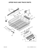 Upper rack and track parts