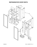 Refrigerator door parts