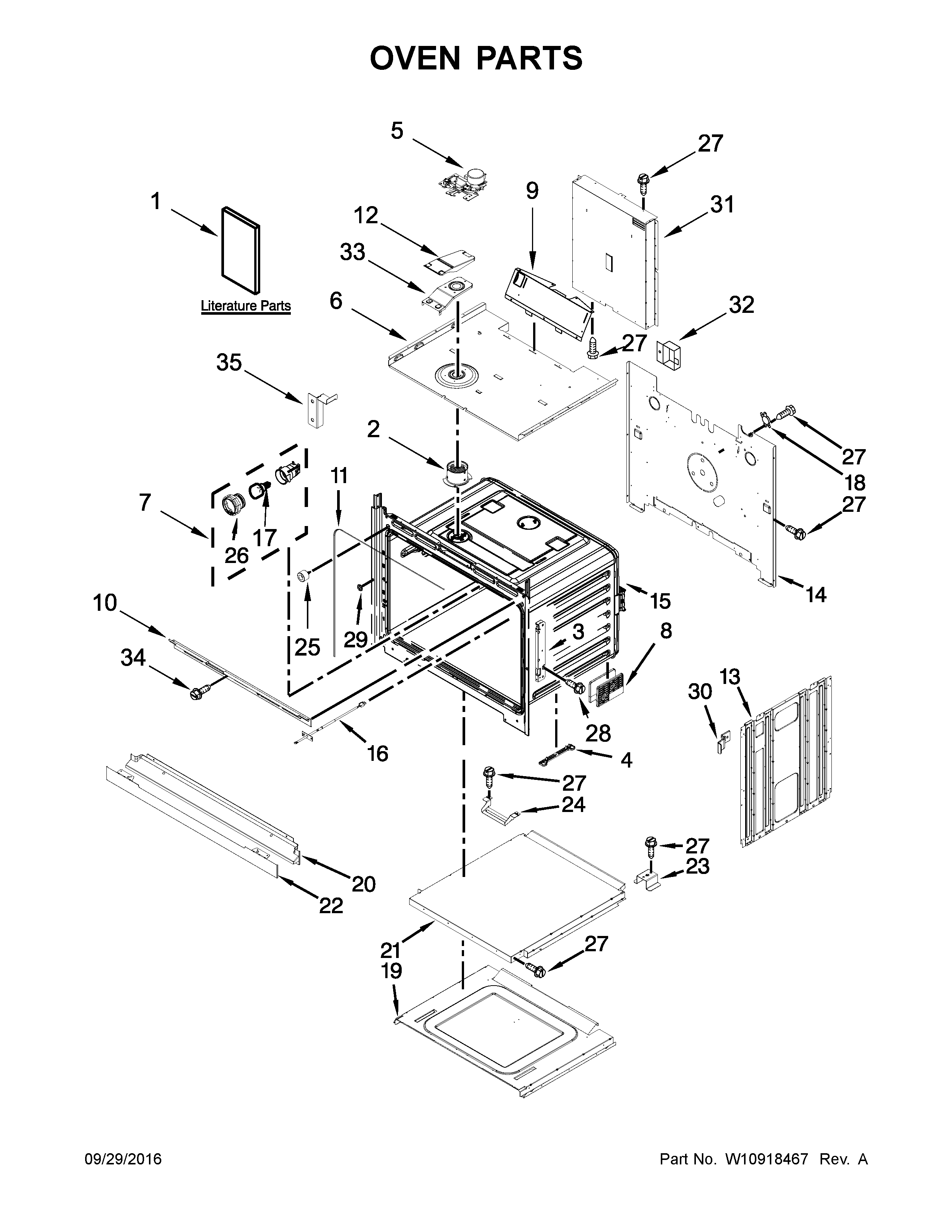 OVEN PARTS