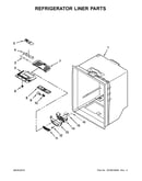 Refrigerator liner parts