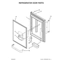 Maytag MBF2258FEW00 refrigerator door parts diagram