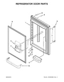 Refrigerator door parts
