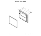 Maytag MBF2258FEW00 freezer door parts diagram