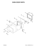 Oven door parts