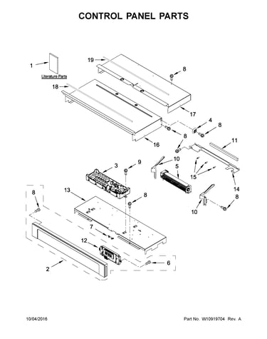 Control panel parts