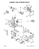 Cabinet and stirrer parts