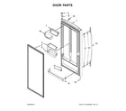 Whirlpool EL88TRRWQ02 door parts diagram