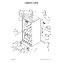 KitchenAid KRMF606ESS00 cabinet parts diagram