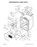 Refrigerator liner parts