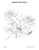 Freezer door parts