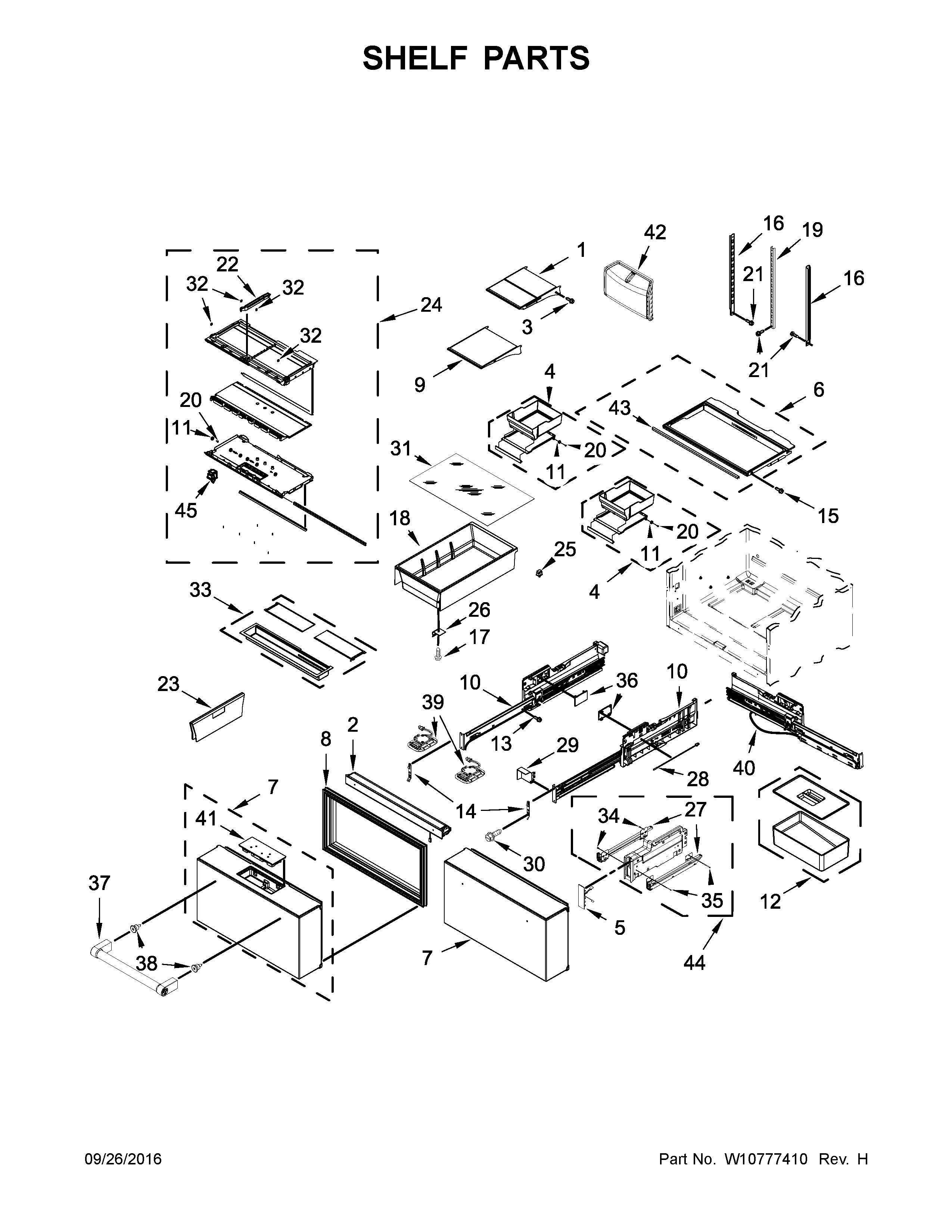 SHELF PARTS