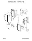 Refrigerator door parts