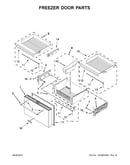 Freezer door parts