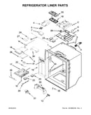 Refrigerator liner parts