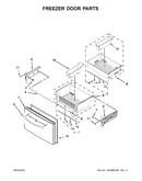 Freezer door parts