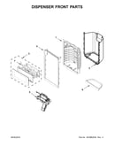 Dispenser front parts