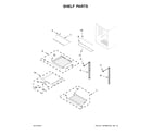 Jenn-Air JUB24FRARS00 shelf parts diagram