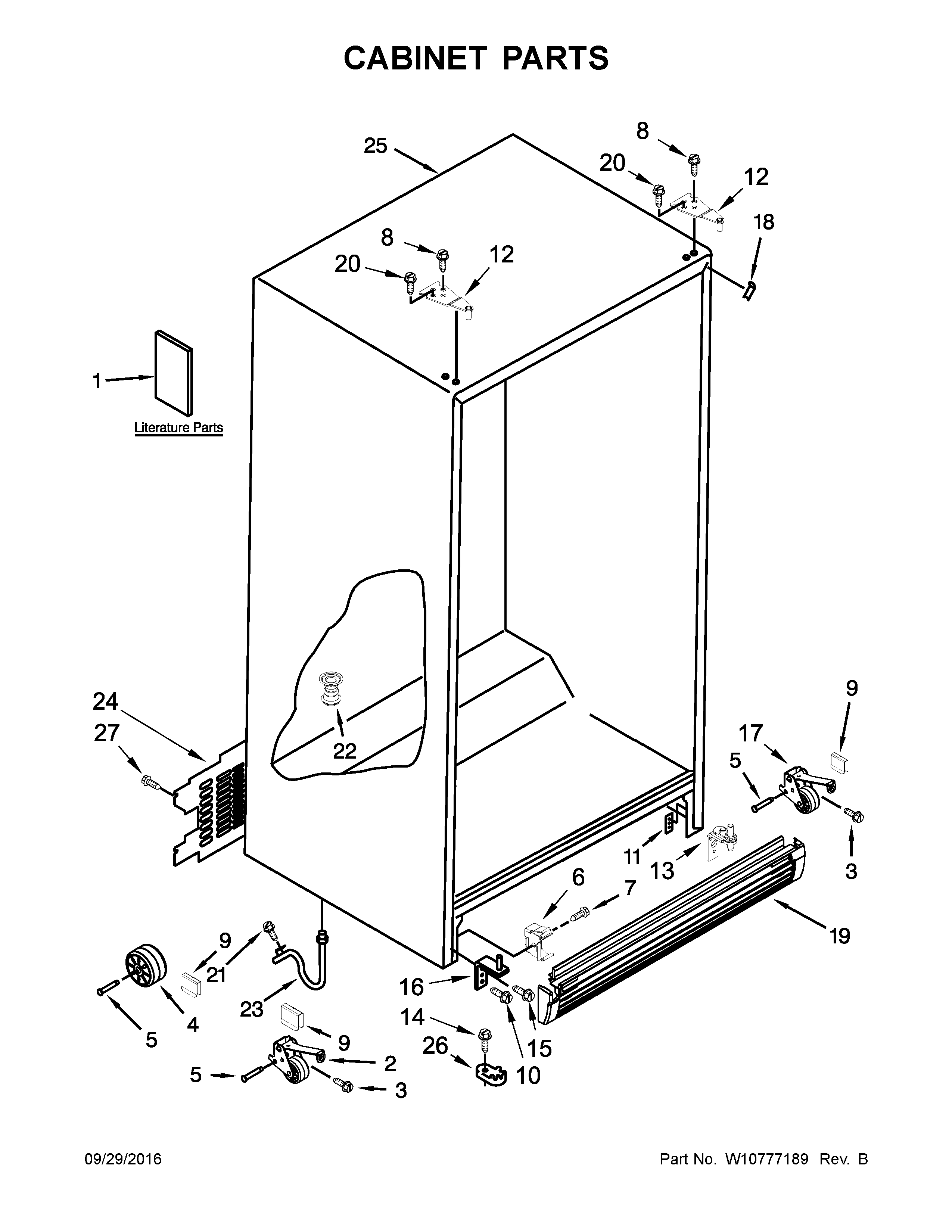 Cabinet parts