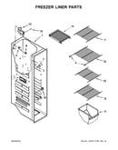 Freezer liner parts