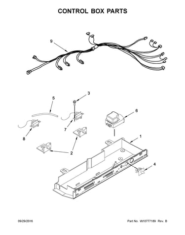 Control box parts