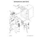 Maytag MFI2570FEW00 refrigerator liner parts diagram