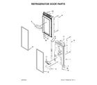 Maytag MFI2570FEW00 refrigerator door parts diagram