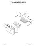 Freezer door parts
