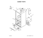 Maytag MBF1958FEB00 cabinet parts diagram