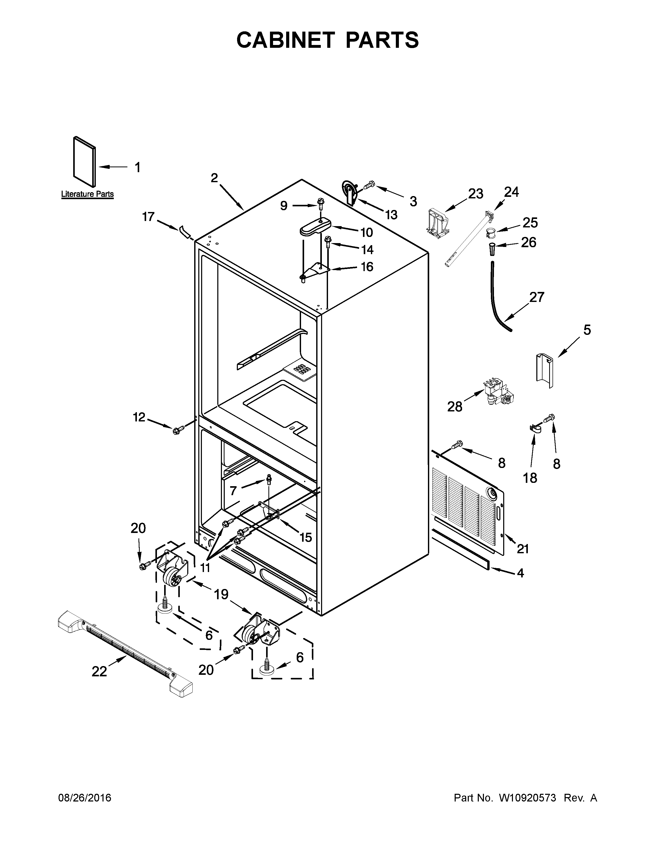 Cabinet parts