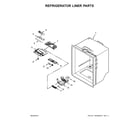 Maytag MBF1958FEW00 refrigerator liner parts diagram