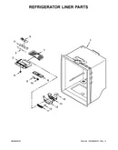 Refrigerator liner parts
