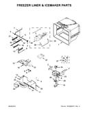 Freezer liner & icemaker parts