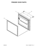 Freezer door parts