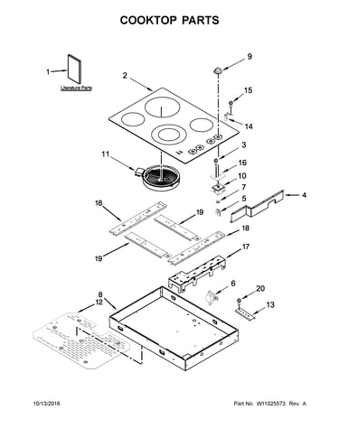 Cooktop parts