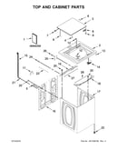 Top and cabinet parts