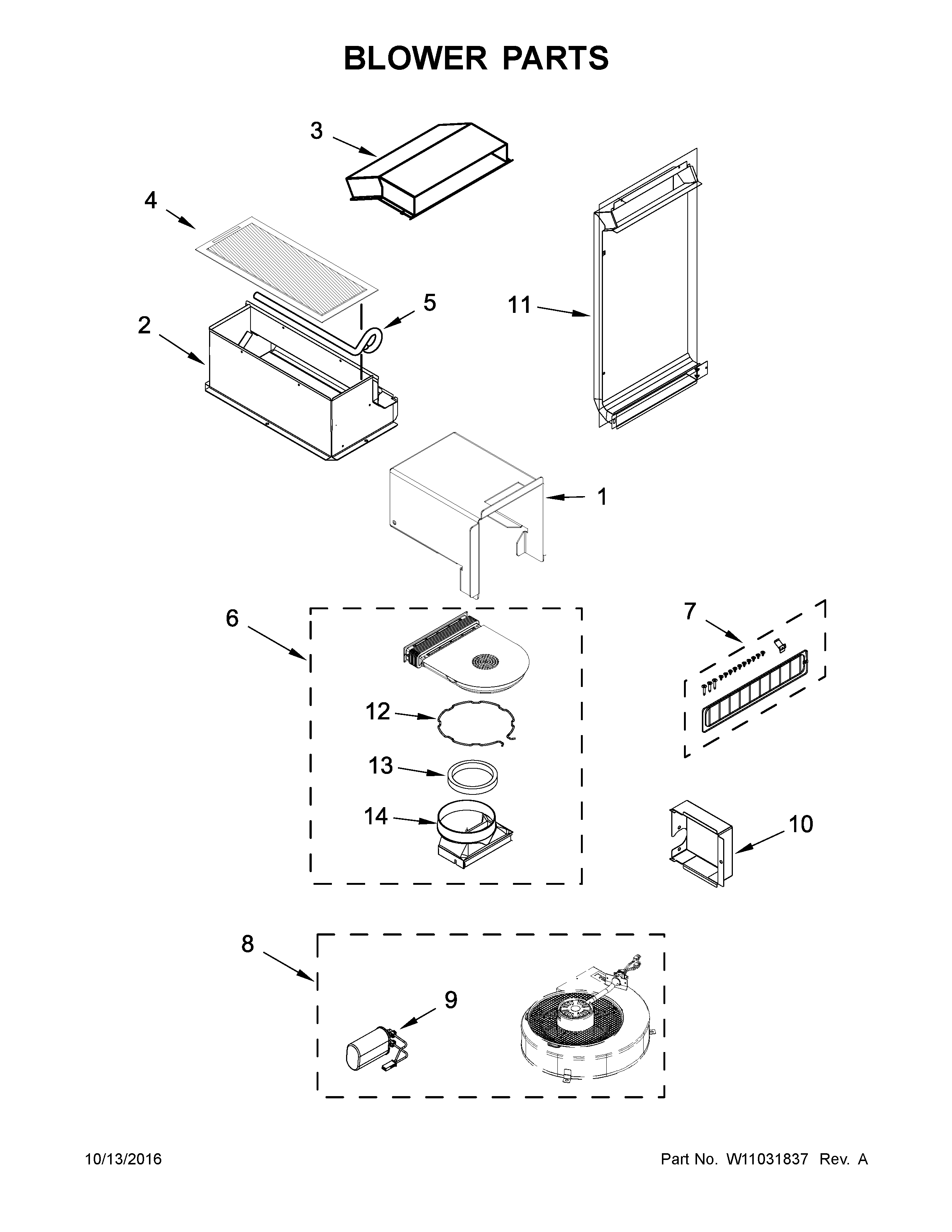 Blower parts