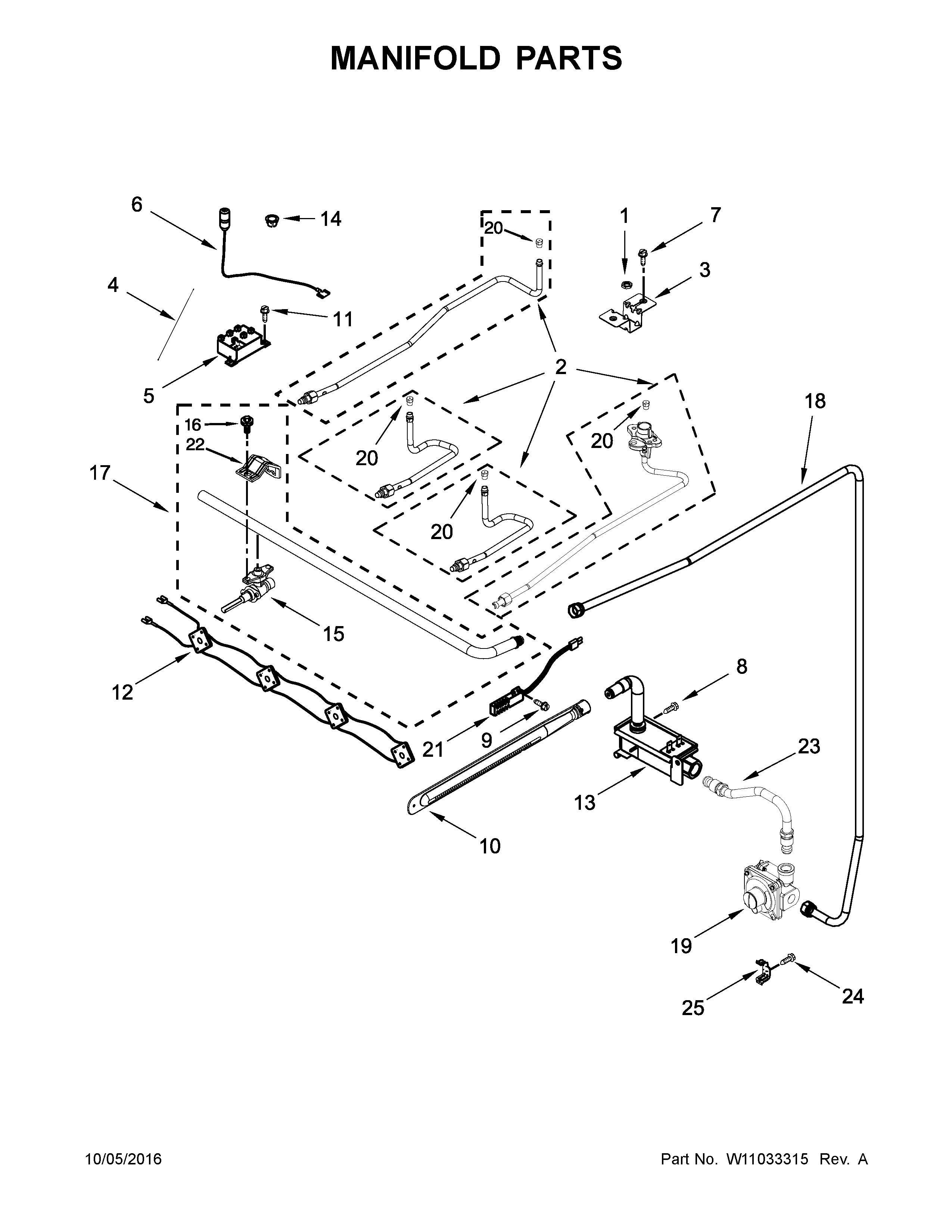 MANIFOLD PARTS