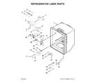 KitchenAid KFCS22EVMS8 refrigerator liner parts diagram