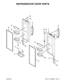 Refrigerator door parts