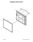 Freezer door parts