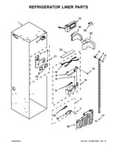 Refrigerator liner parts
