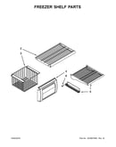 Freezer shelf parts