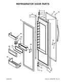 Refrigerator door parts