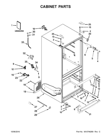 Cabinet parts